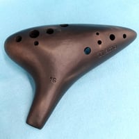 ティアーモ オカリナ アルトF シングル管 黒陶シリーズ 合奏モデル 6F