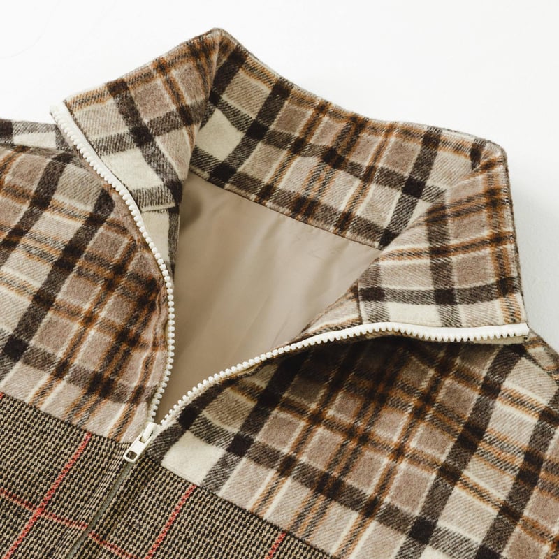 2pattern Checked Jacket - type A | harapeco Store