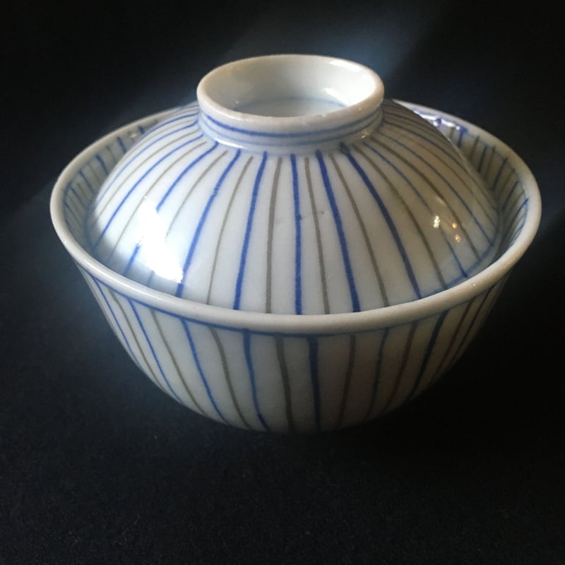 瀬戸焼 麦わら茶碗 縞文様 明治時代 | れいゆぅる rayures
