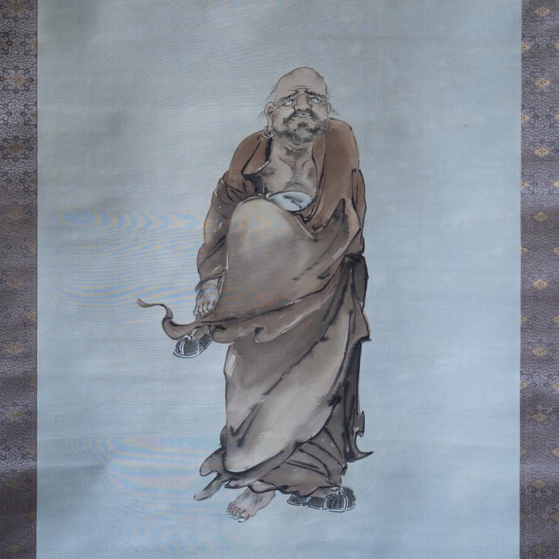 真野暁亭「達磨図」 明治期【掛軸】 | 浮世絵販売・買取「竹井事務所」大阪