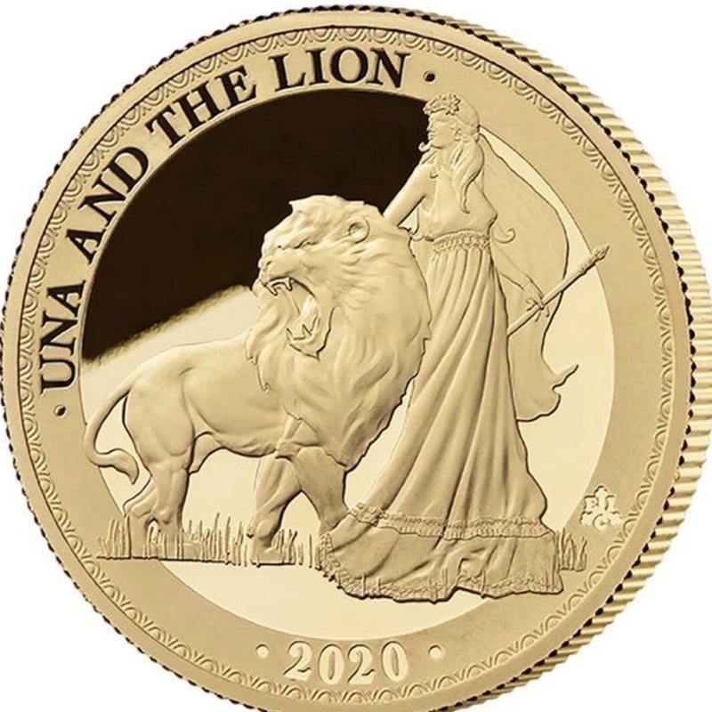 2020 ウナとライオン セントヘレナ 1オンス金貨 プルーフコイン 200枚
