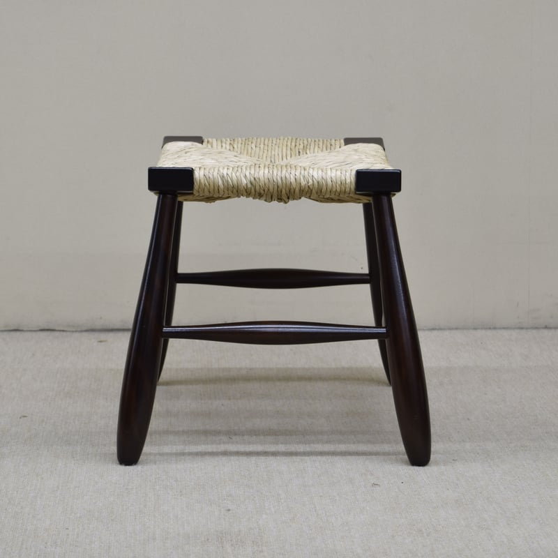 松本民芸家具 518型ラッシスツール Rush-seated stool N.518 | 花森