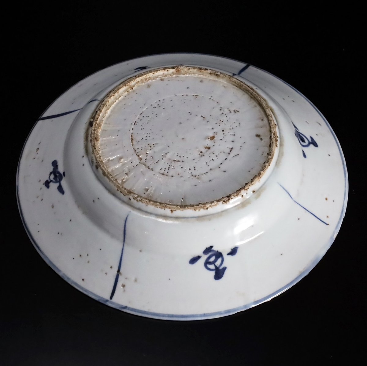 明 古染付鹿文七寸皿 十七客揃 | LYAN ARTS' Collection online