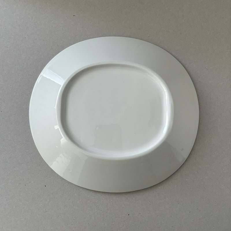 arabia eeva oval plate 25cm | retro number