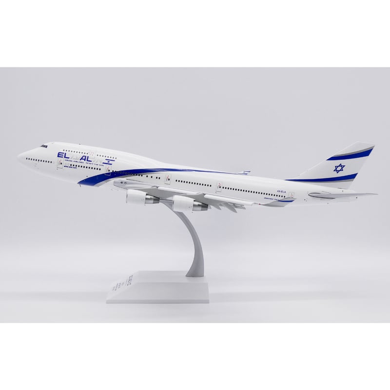 お取り寄せ商品】1/200 747-400 エルアル・イスラエル航空 4X-ELA