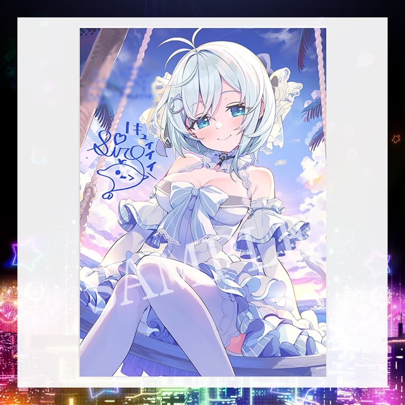 電脳少女シロ生誕祭7グッズ】キャラファイングラフ | APPLAND OFFICIAL