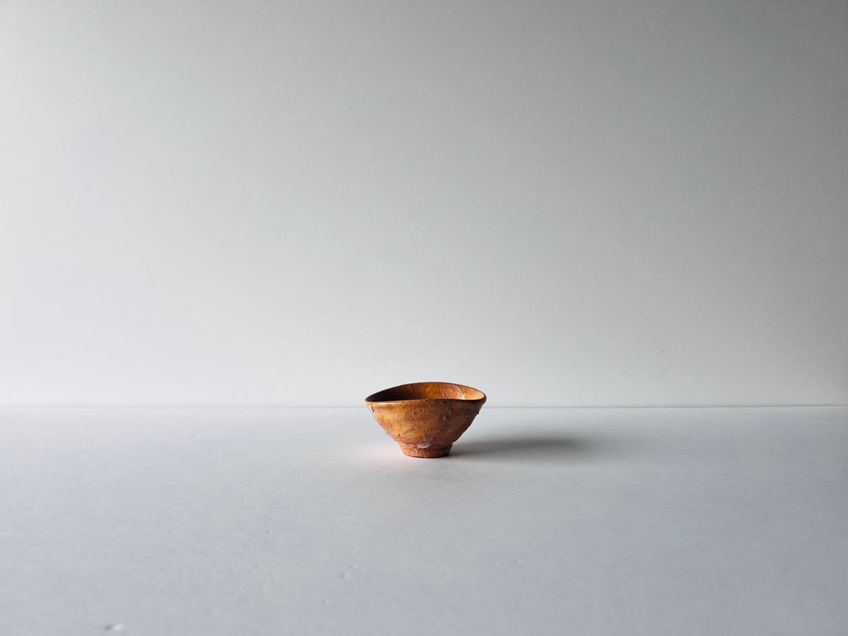 Tー44 辻村史朗 井戸ぐい呑 共箱付き Shiro Tsujimura Ido Sake
