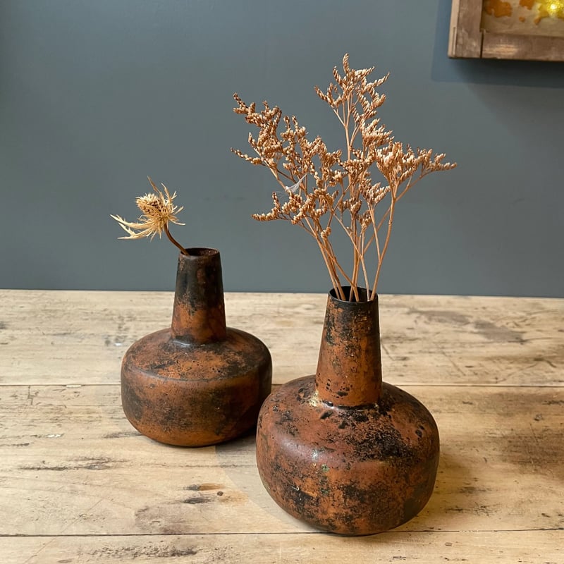 鉄製 フラワーベース 花瓶 一輪挿し ③ | OGISHIMA COFFEE Antiques