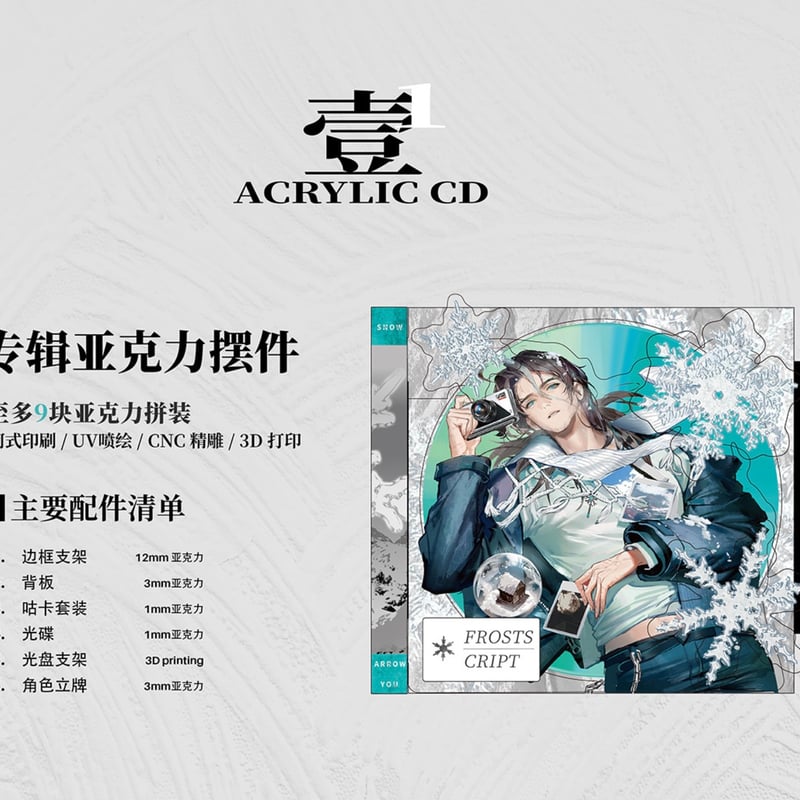 明日方舟】公式絵師 板板氏 Nth RECORDS トター グッズ セット 130元