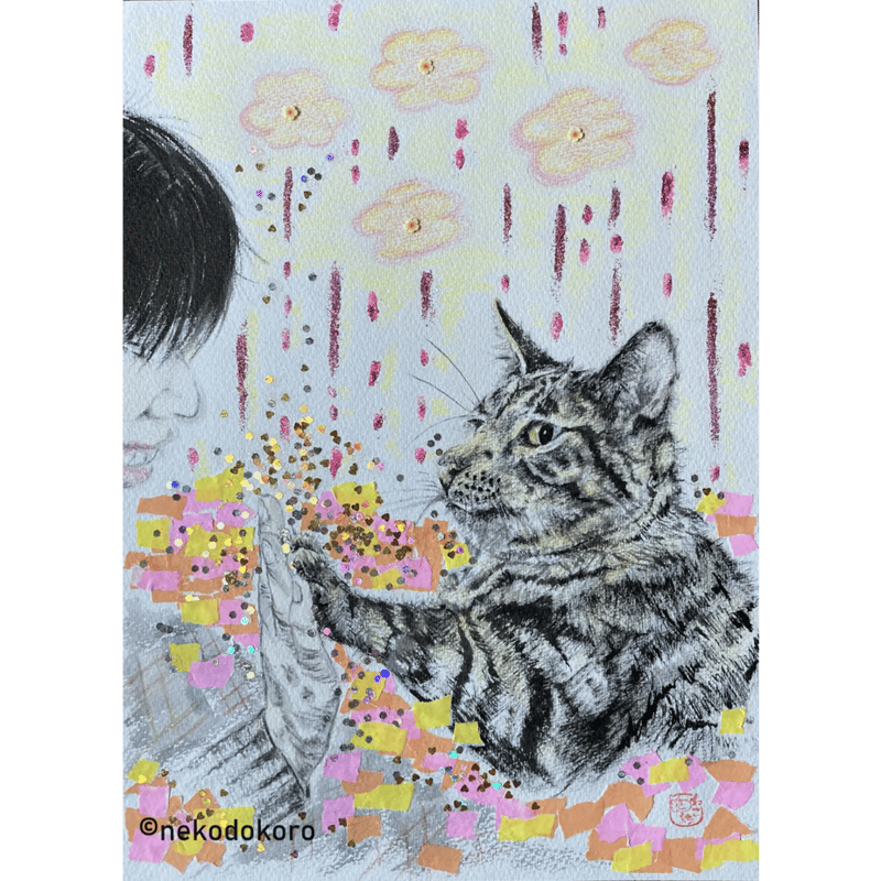 猫の絵【smileタッチ】 | ねこ処Art