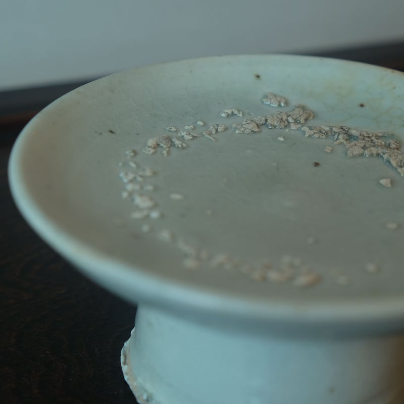 李朝 白磁高台皿（小） 李氏朝鮮時代 | gallery & boutique 雪月花