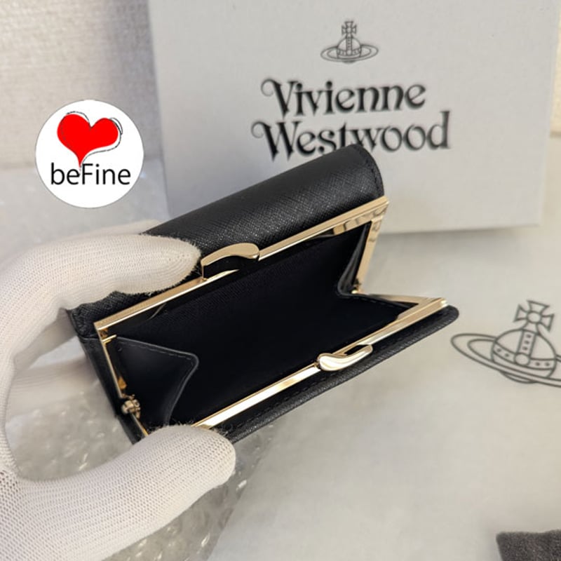 レア品】Vivienne Westwood ディアマンテ ハート オーブ 三つ折り財布