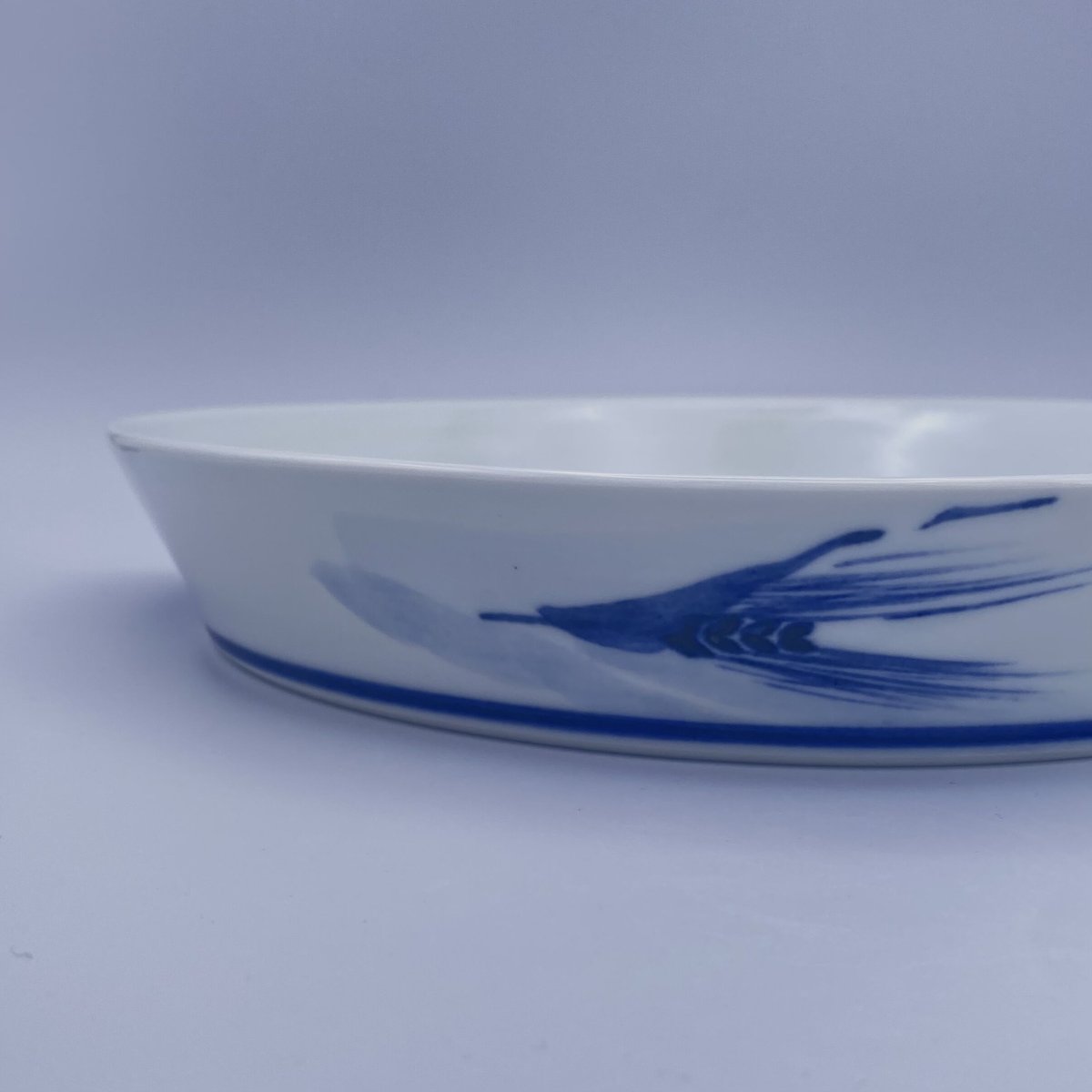 柴田良三】染付陶器 《麦》大皿 / large plate | by Art STORE
