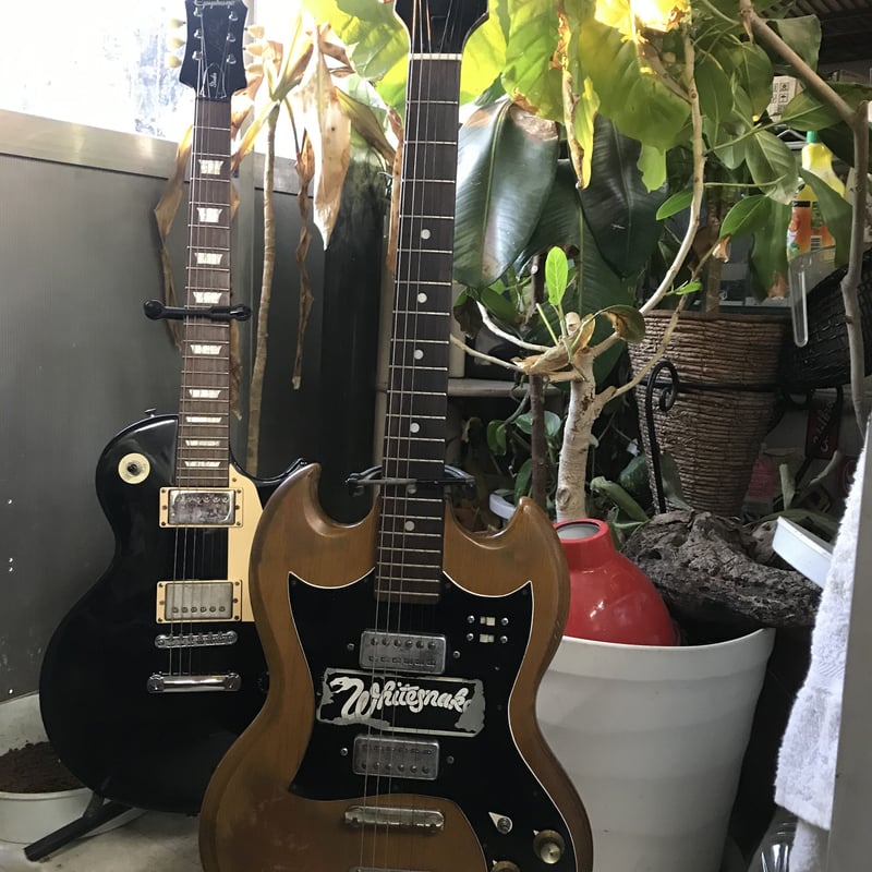 Japan vintage SG | RUSTY STRINGS GUITAR and BAS