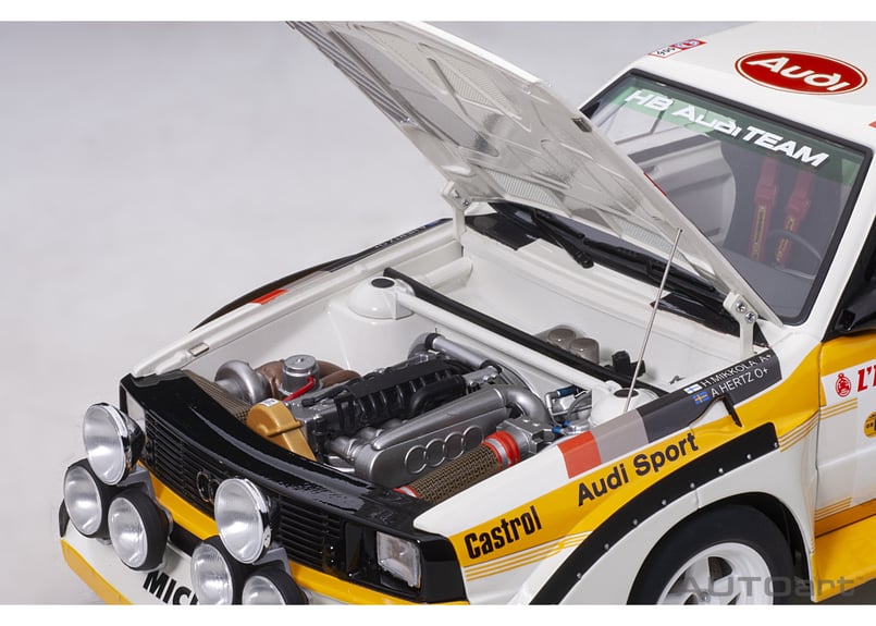 AUTOart 1/18 アウディ スポーツクワトロ S1 WRC 1986 #6 （ミッコラ
