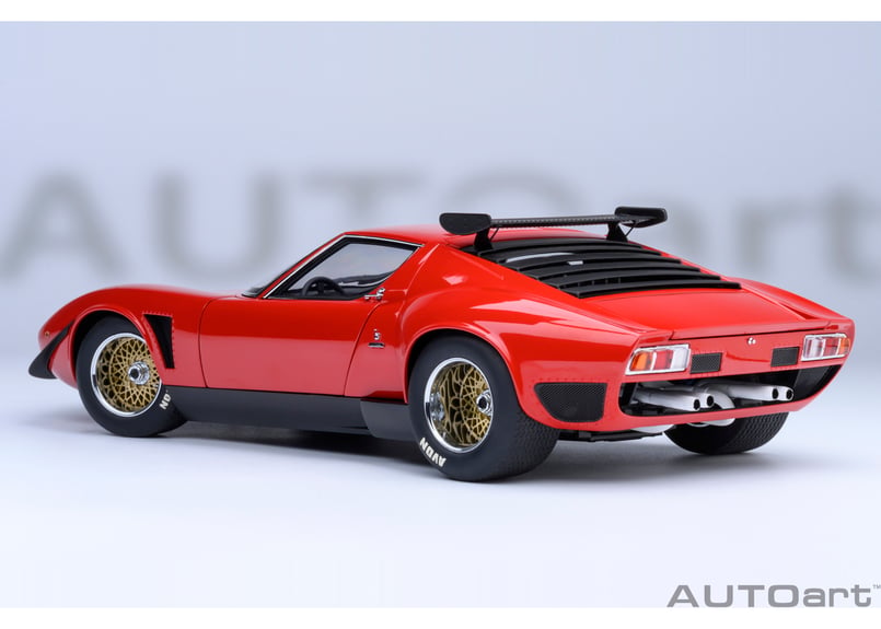 AUTOart 1/18 ランボルギーニ ミウラ SVR “イオタ” （レッド） 79171