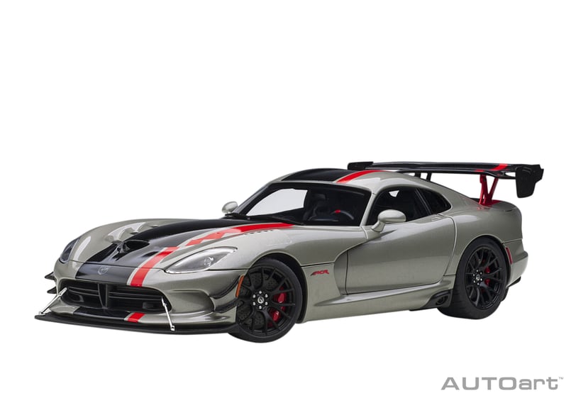 AUTOart 1/18 ダッジ バイパー ACR （メタリック・シルバー／ブラック