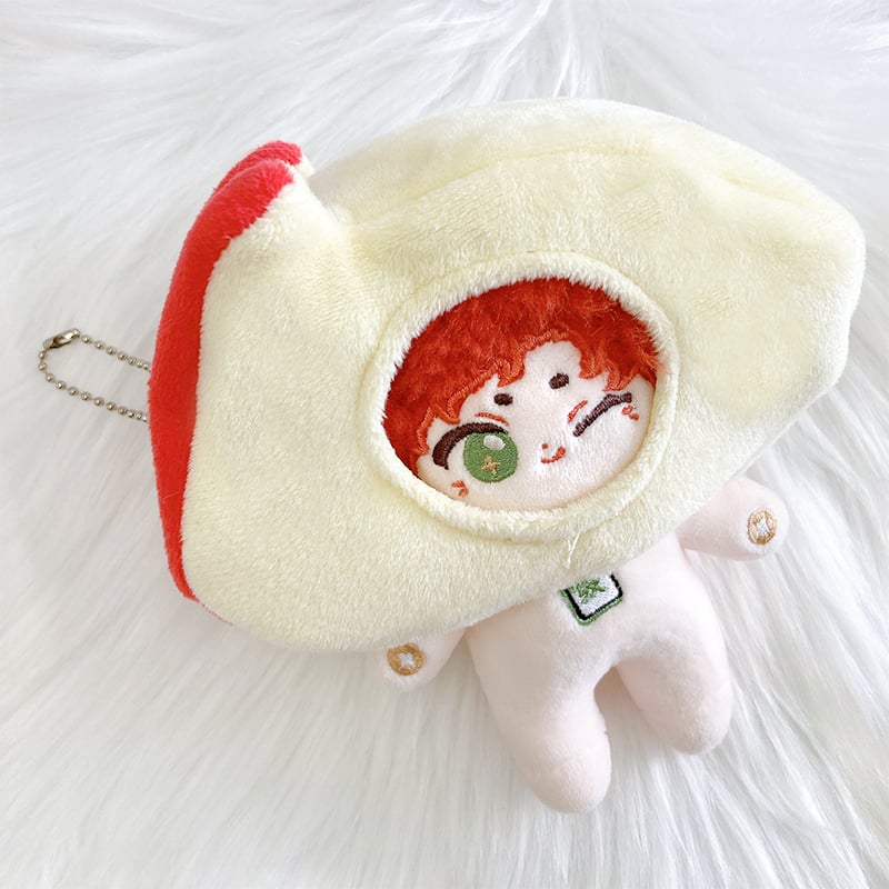 ぬい服】うさぎりんご型ぬいぐるみ用着ぐるみキャップ 10cm用 【推し活
