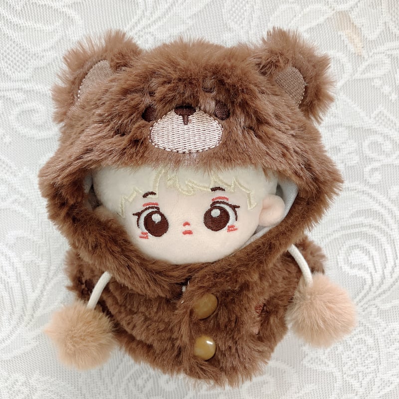 ぬい服】ぬいぐるみ用着ぐるみ(くま・パンダ)/10cm用【推し活グッズ