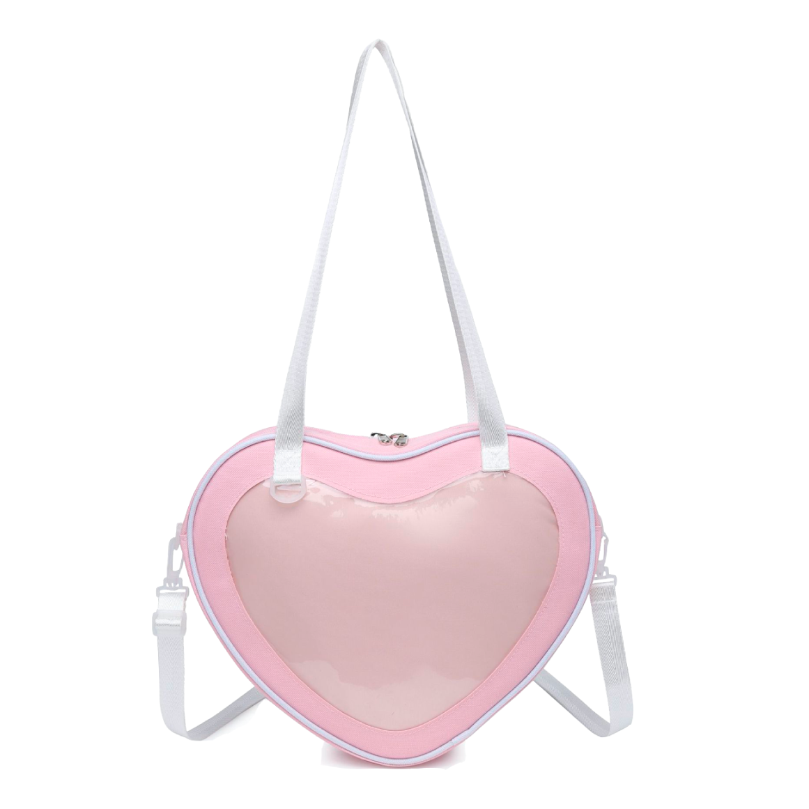 COLON ハート型バッジ付きショルダーバッグ COLON ハート型バッジ付き