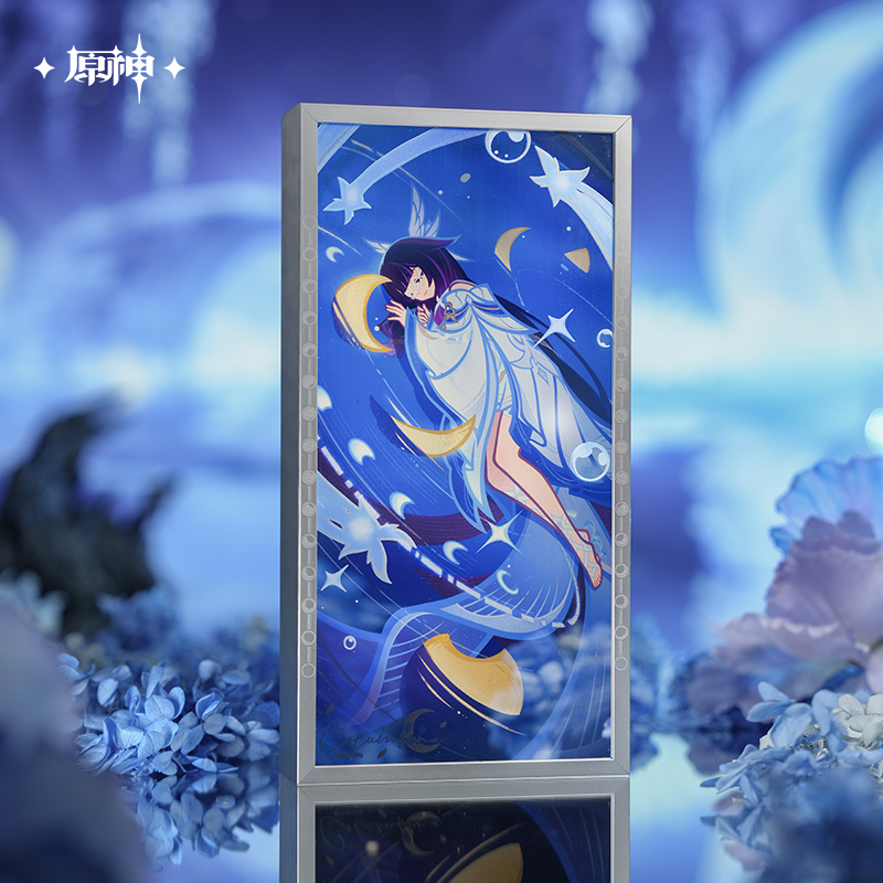 原神 miHoYo 新月の祝福シリーズ コロンビーナ 光る絵・アクリル置物