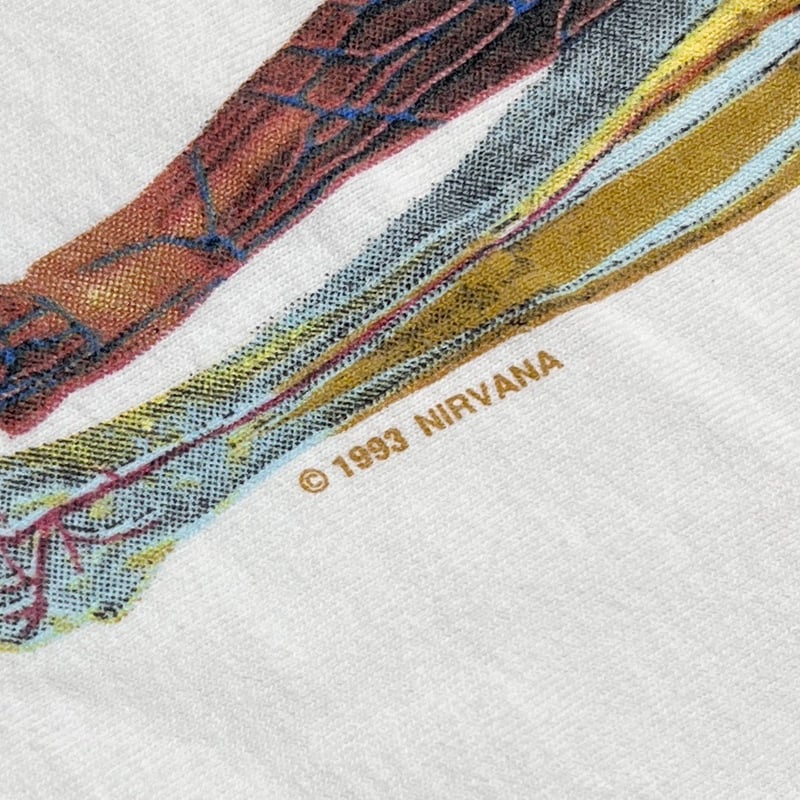 NIRVANA IN UTERO Y2K WHITE anvil MEDIUM 4618 |