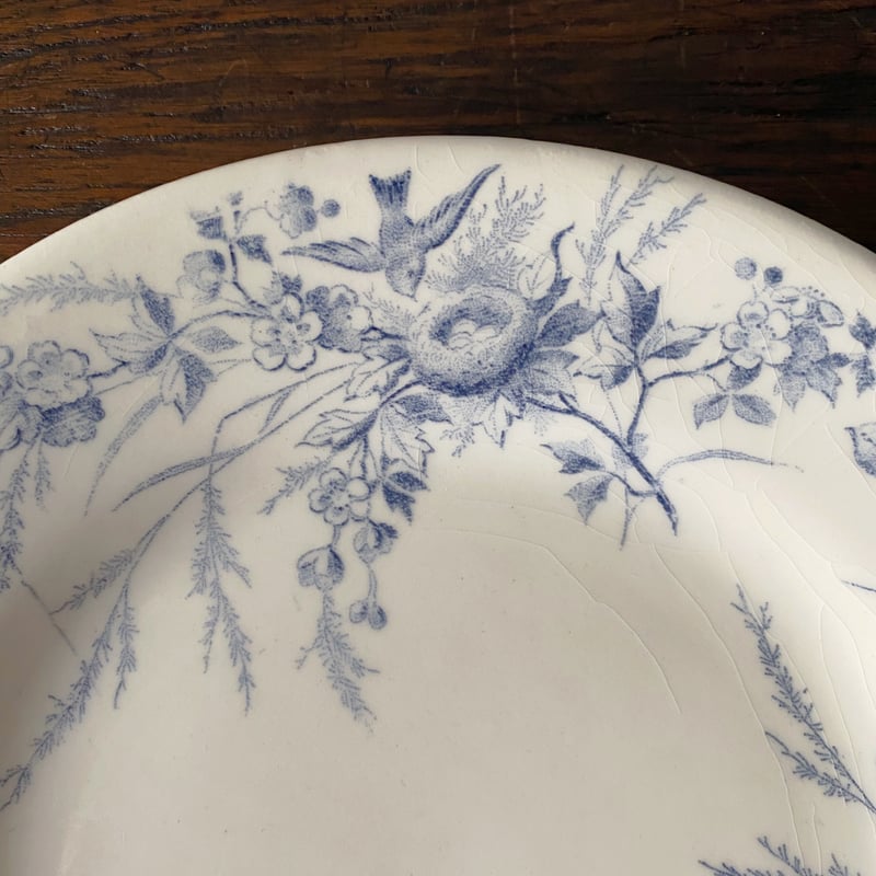 クレイユモントロー リノット Creil&Montereau Linotte デザート皿 平皿