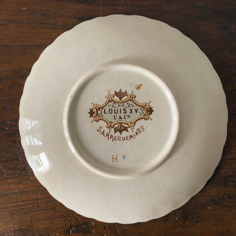 SARREGUEMINES LOUIS XV サルグミンヌ ティー カップ アンド ソーサー