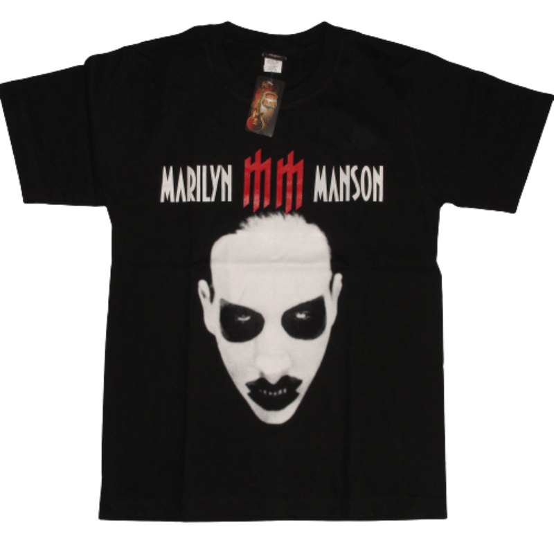 ロックTシャツ MARILYN MANSON マリリン・マンソン フェイス｜バンドT