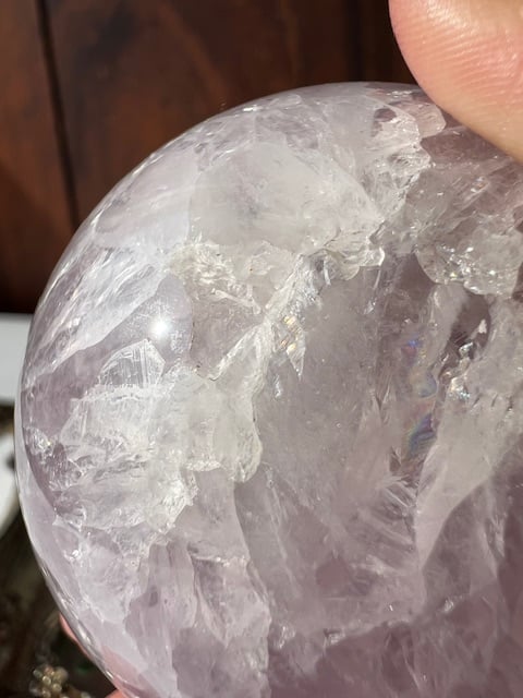 ◇ピンクアメジスト桜瑪瑙共生スフィア【A】 | 天然石と雑貨のお店
