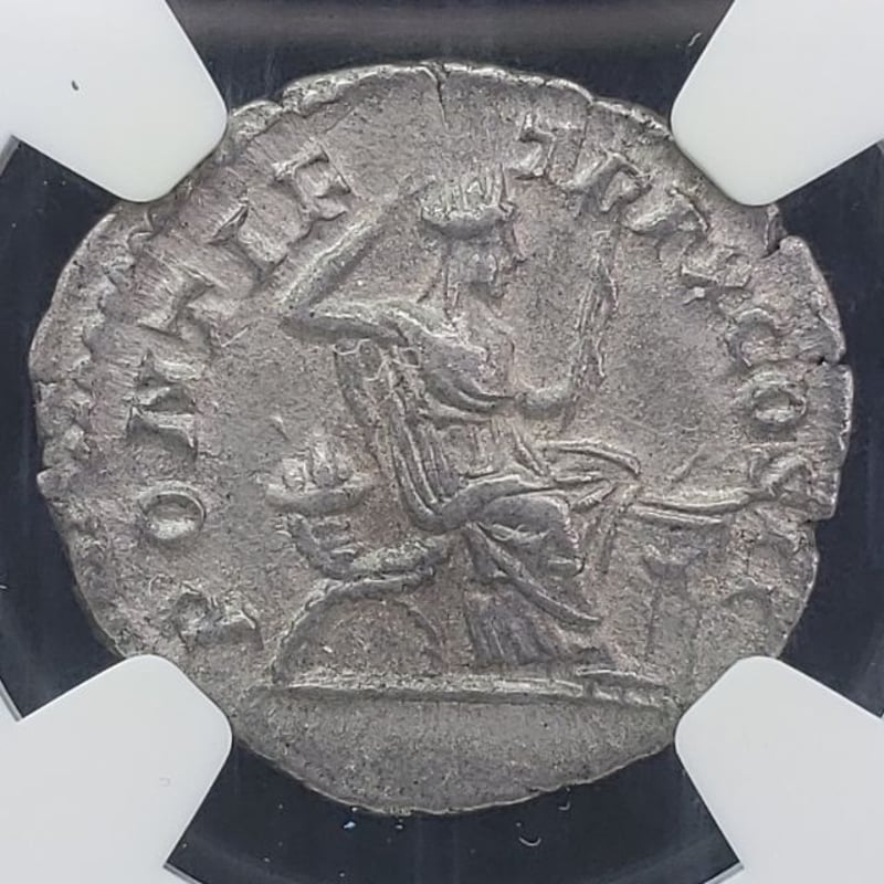 人気カラカラ帝のデナリウス!】古代 ローマ帝国 AD 198-217年 AR 銀貨
