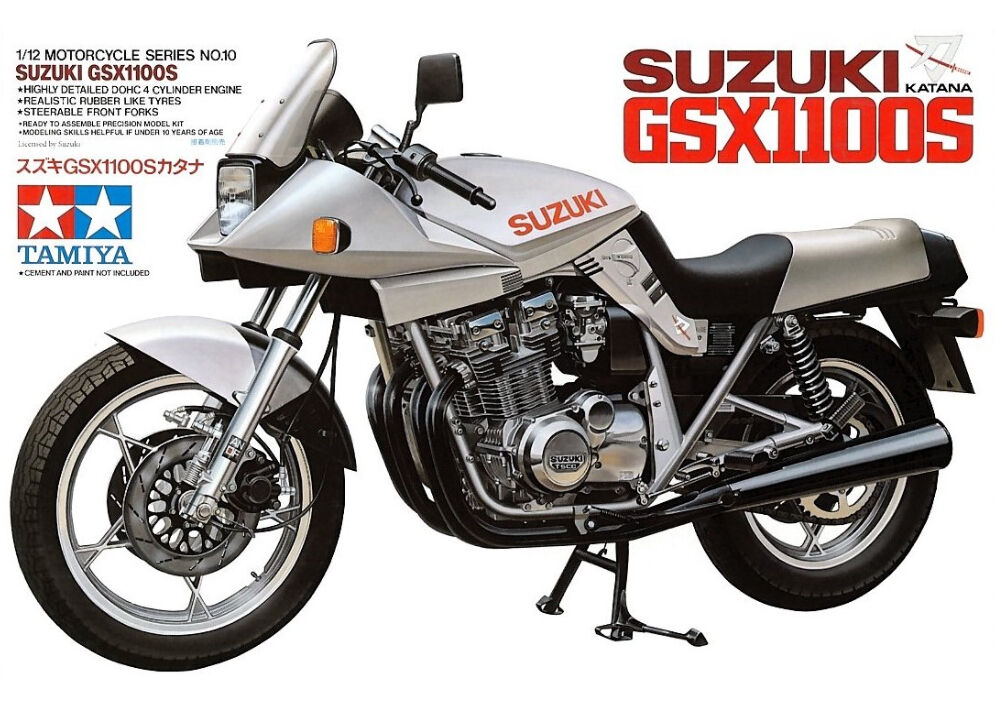 タミヤ 1/12 オートバイ No.10 スズキ GSX 1100S カタナ | ウエサカ模型店
