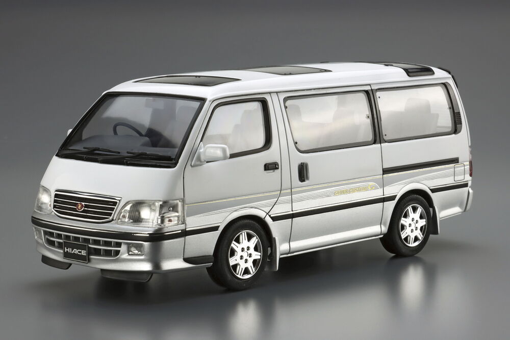 アオシマ 1/24 ザ・モデルカー No.133 トヨタ KZH100G ハイエース