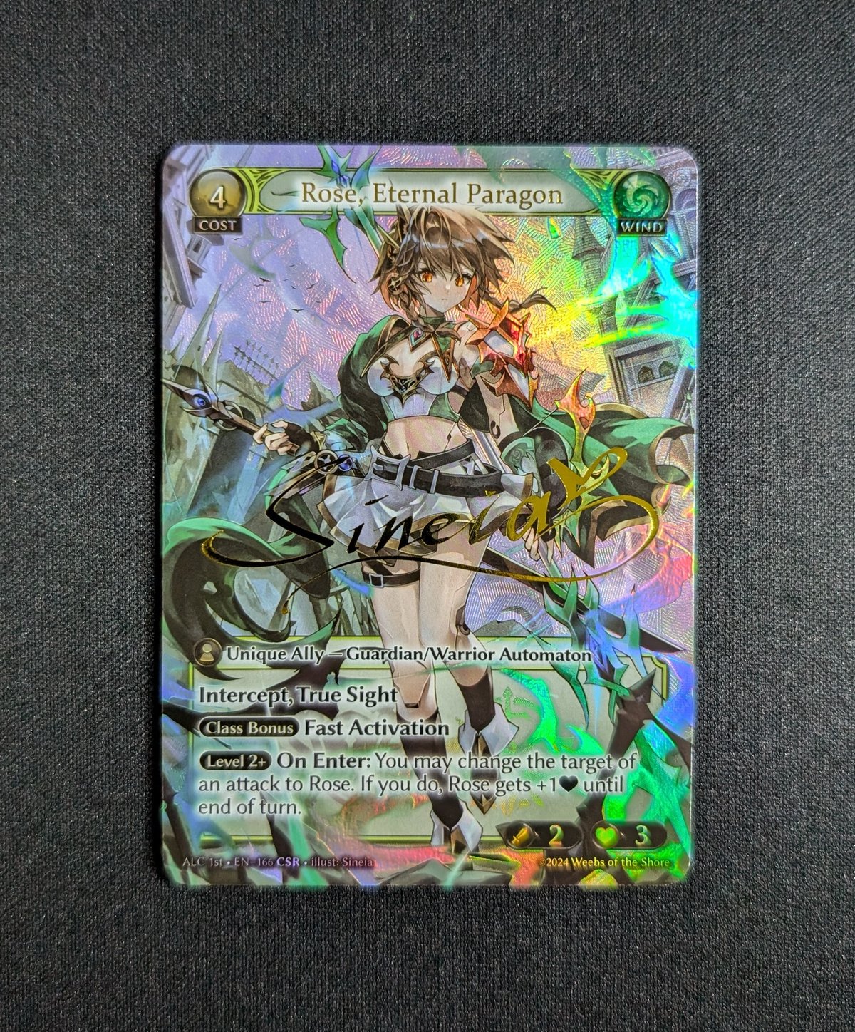 状態A】Grand ArchiveTCG 『Rose, Eternal Paragon CS