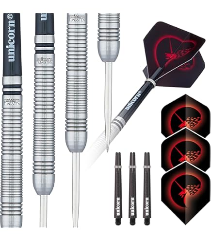 Unicorn U-Tech Mogul 3 Tungsten Darts - Metallic, 22 g : Amazon.co