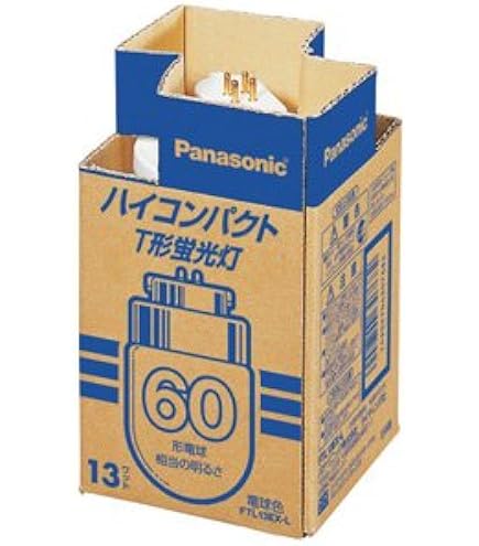 Amazon | パナソニック ハイコンパクトT形蛍光灯 13形 ナチュラル色(3