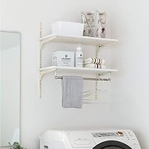 Amazon.co.jp: 南海プライウッド ランドリー可動棚 ランドリーラック