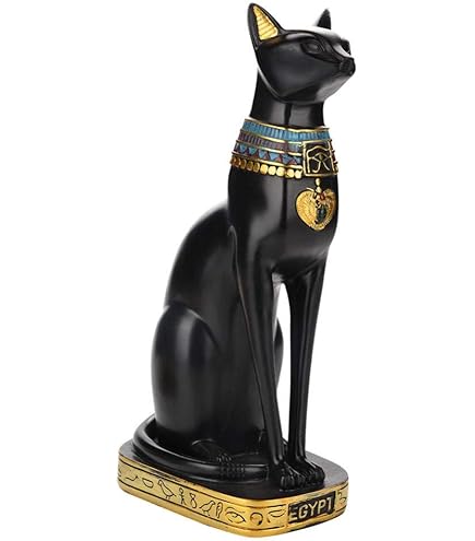 Amazon.co.jp: 24K エジプト 黒猫 レノックス ジュエリー 陶器 置物