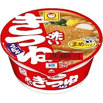 Amazon.co.jp: Maruchan (マルちゃん) Red Mame Kitsune Udon (41g×12