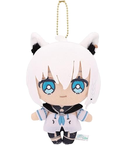Amazon.co.jp: ホロ 白上フブキ 3周年 ミテイル ぬいぐるみ クッション