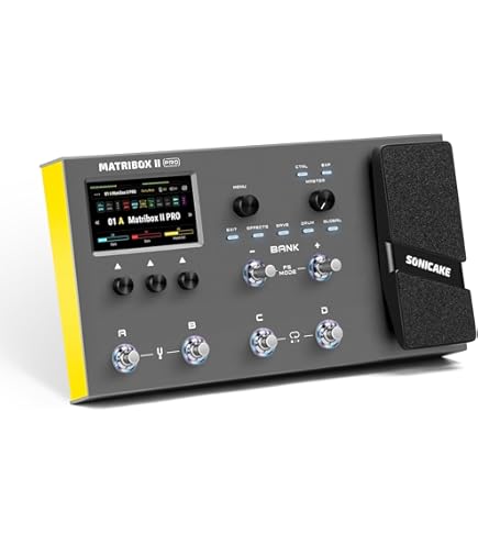 Amazon.co.jp: FLAMMA FX200 マルチ エフェクター ギター ペダル 5