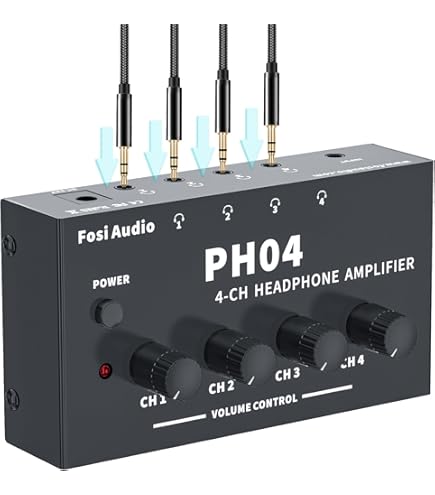 Amazon.co.jp: Tascam MH-8 究極のヘッドホンアンプ ステレオ1/4インチ