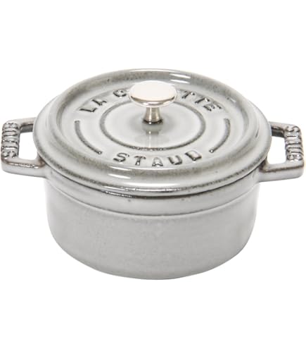 Amazon｜staub ストウブ 「 ココット ラウンド マスタード 22cm