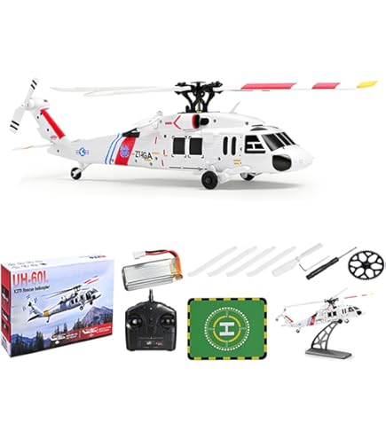 Amazon | WL K270 UH-60L ブラックホーク RC ヘリコプター、170クラス