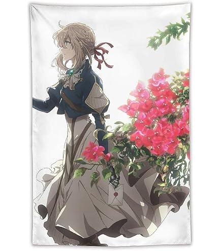 Amazon.co.jp: ヴァイオレットエヴァーガーデン タペストリー アニメ