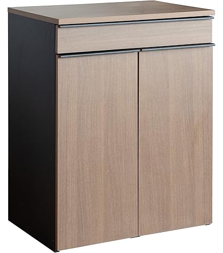 Amazon｜クロシオ ダイニングダストボックス2D ブラウン 約幅55cm 2