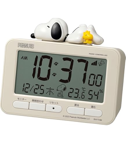 Amazon.co.jp: リズム(RHYTHM) SNOOPY (スヌーピー) 掛け時計