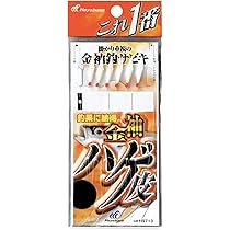 Amazon | ハヤブサ(Hayabusa) これ一番 金袖鈎 ハゲ皮サビキ 6本鈎 5-1