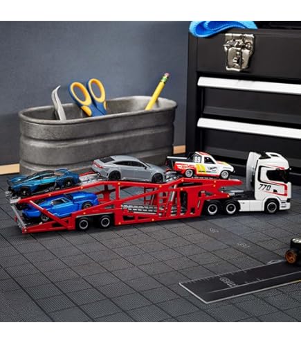 Amazon | NZG 1/18 Mercedes Benz Actros Gigaspace + Lohr car