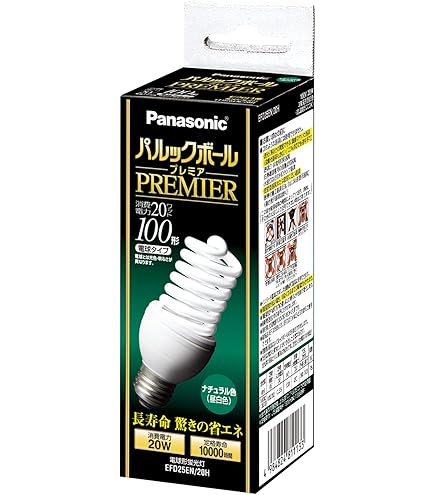 Amazon | パナソニック パルックボールプレミア D25形 電球色 電球100